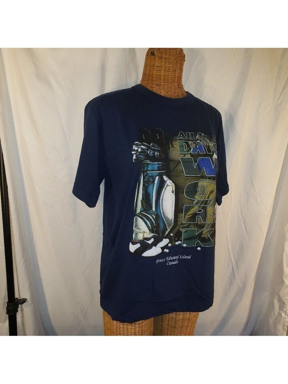 Women's Oceanic Classic All Day Work Short Sleeve T-Shirt, Blue - S